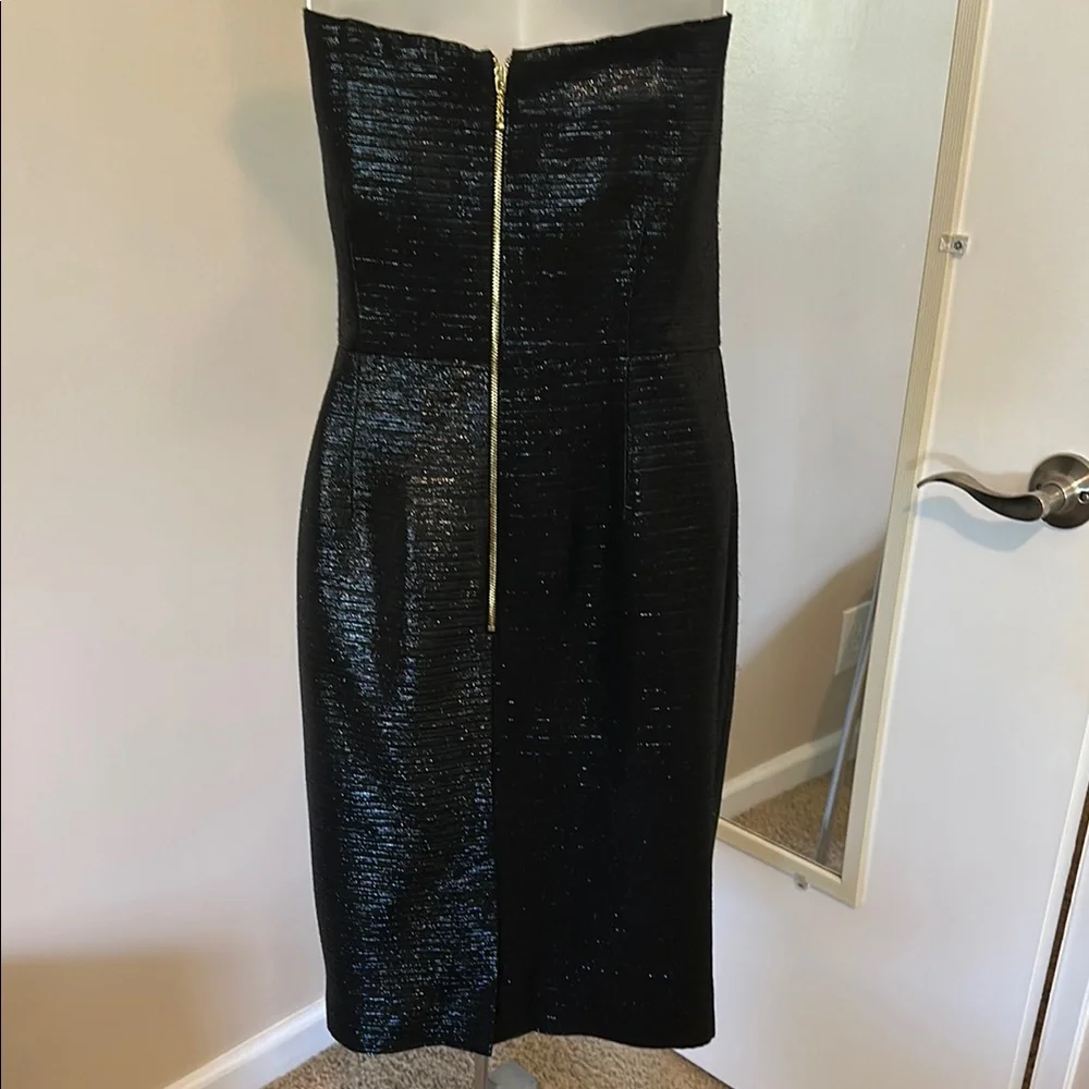 Kate Spade Black Strapless Cocktail Dress